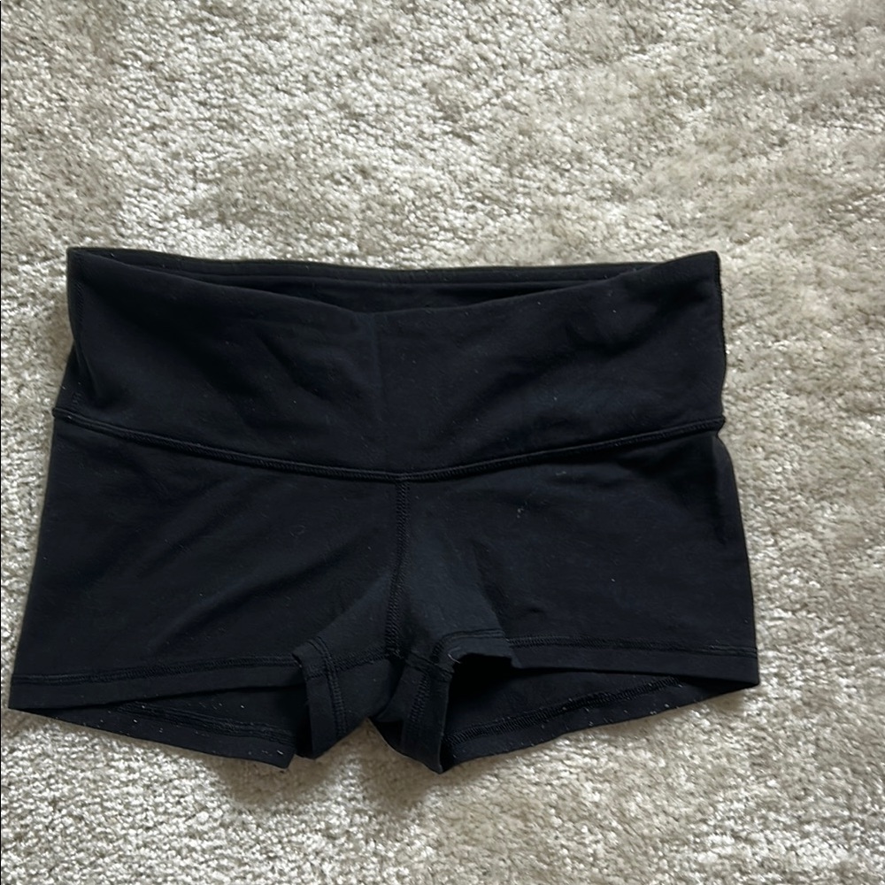 Lululemon Wunder Under Black Shorts
